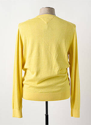 Pull stretch manches longues jaune TOMMY HILFIGER homme