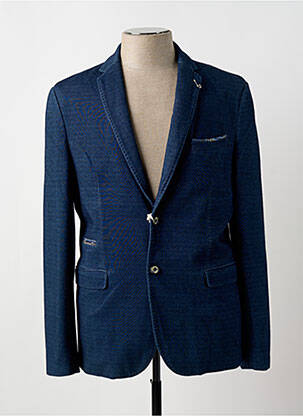 Blazer tissage chiné bleu A FISH NAMED FRED homme