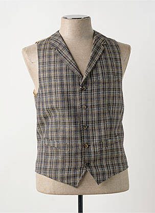 Gilet sans manche bi-matiére beige DIGEL homme