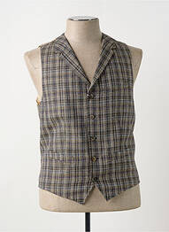 Gilet sans manche bi-matiére beige DIGEL homme