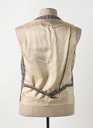 Gilet sans manche bi-matiére beige DIGEL homme