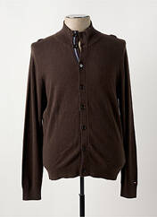 Gilet manches longues marron TOMMY HILFIGER pour homme seconde vue
