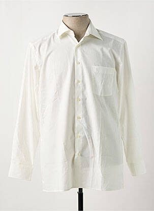 Chemise manches longues blanc MARVELIS pour homme
