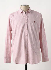 Chemise manches longues rouge MCS pour homme seconde vue