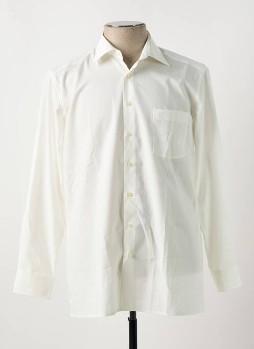 Chemise manches longues blanc MARVELIS pour homme