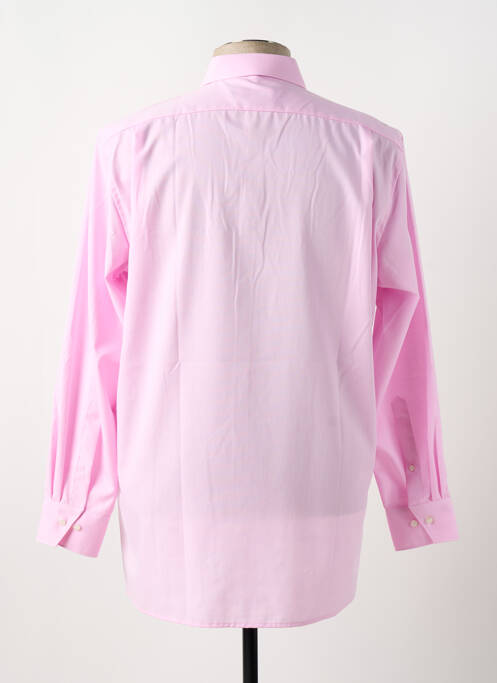 Chemise manches longues rose MARVELIS pour homme