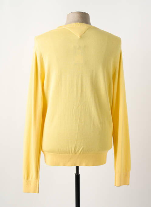 Pull stretch manches longues jaune TOMMY HILFIGER homme