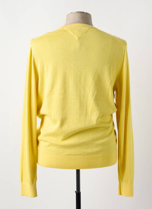 Pull stretch manches longues jaune TOMMY HILFIGER homme
