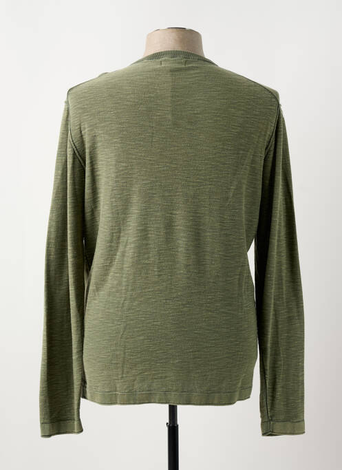 Pull vert MCS pour homme