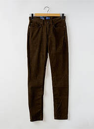 Pantalon slim stretch taille normale marron GANT homme