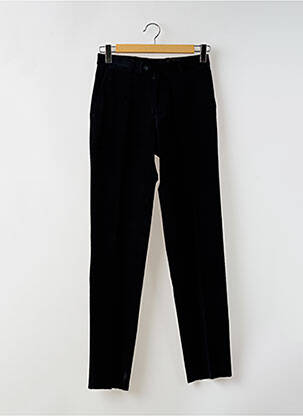 Pantalon droit tissage velours taille normale noir GIANNI MARCO homme