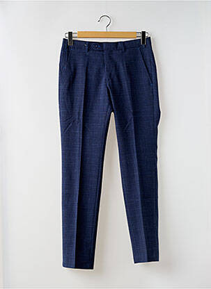Pantalon chino imprimé imprimé prince de galle taille normale bleu DIGEL homme