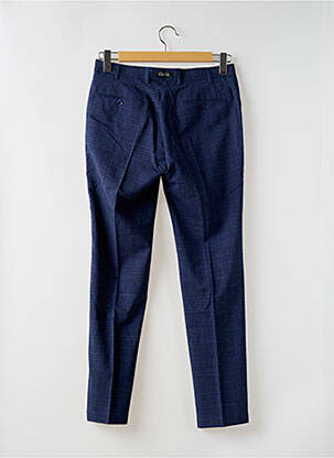 Pantalon chino imprimé imprimé prince de galle taille normale bleu DIGEL homme