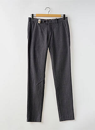 Pantalon chino tissage chiné taille normale gris MMX homme