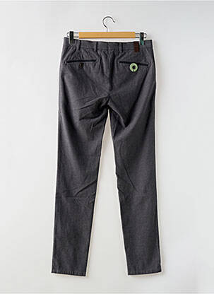Pantalon chino tissage chiné taille normale gris MMX homme