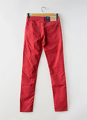 Pantalon slim tissage popeline taille normale rouge GANT homme