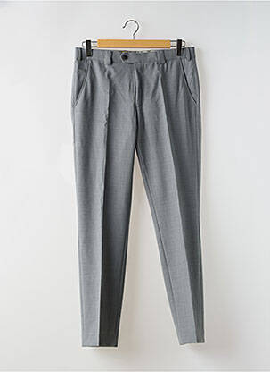 Pantalon chino tissage chiné taille normale gris MEYER homme