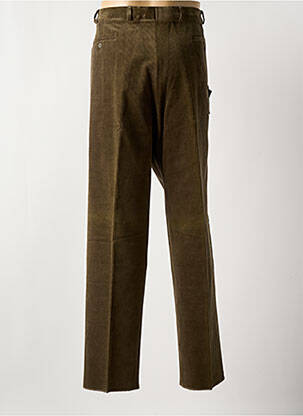 Pantalon droit stretch taille normale vert COSSERAT homme