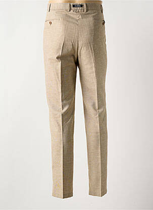 Pantalon chino fermeture zippée sous rabat boutonné taille normale beige DIGEL femme