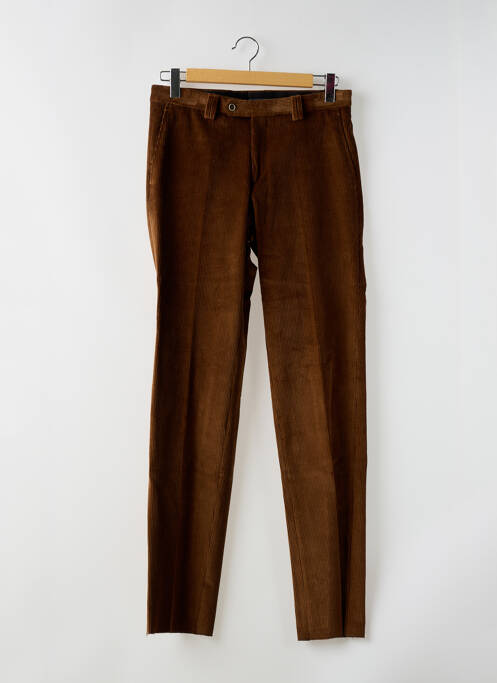 Pantalon chino marron VELCOREX pour homme