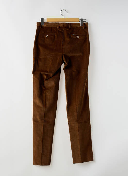 Pantalon chino marron VELCOREX pour homme