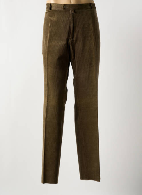 Pantalon droit vert COSSERAT pour homme