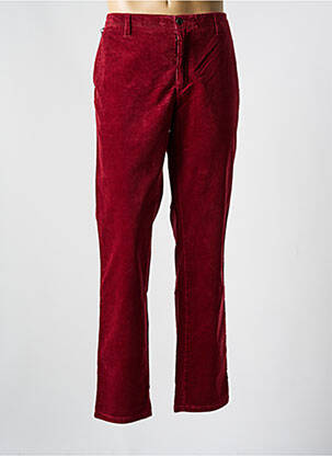 Pantalon chino stretch taille normale rouge MMX homme