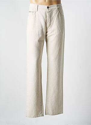 Jeans coupe droite fermeture boutonnée sur le devant taille normale beige LEE COOPER homme