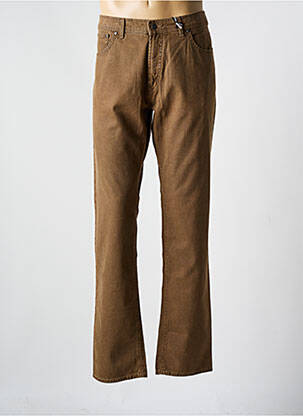 Jeans coupe slim stretch taille normale marron PIONIER homme