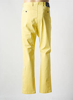 Pantalon chino tissage popeline taille normale jaune TOMMY HILFIGER homme