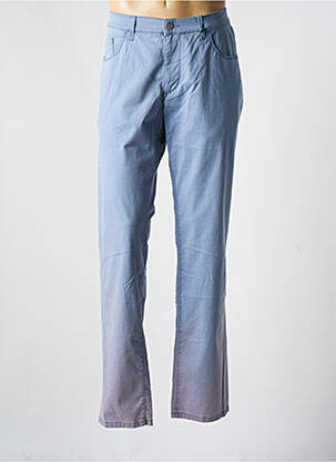 Pantalon slim tissage popeline taille normale bleu PIONEER homme