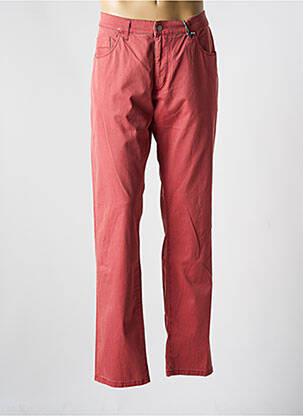 Pantalon slim tissage popeline taille normale rouge PIONEER homme