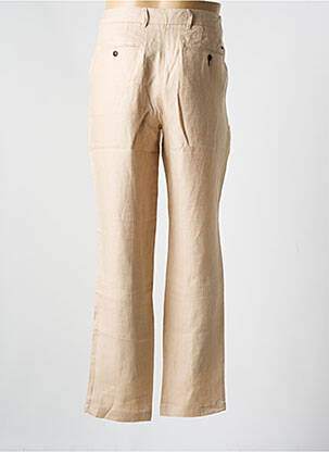 Pantalon chino tissage chiné taille normale beige VICOMTE ARTHUR homme