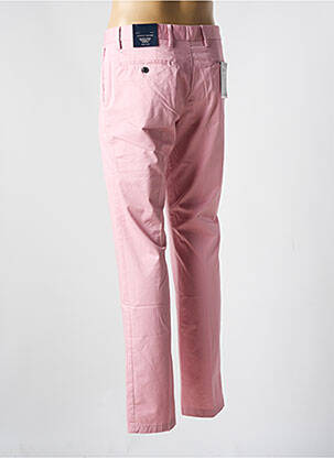 Pantalon chino fermeture zippée sous rabat avec crochet taille basse rose TOMMY HILFIGER homme