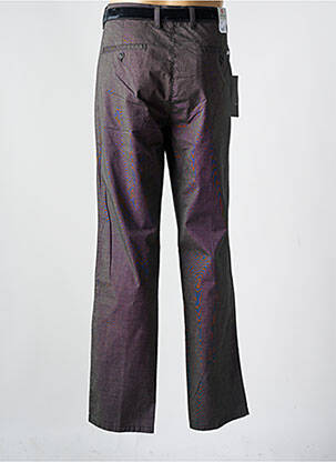 Pantalon chino tissage chiné taille normale gris PIONIER homme