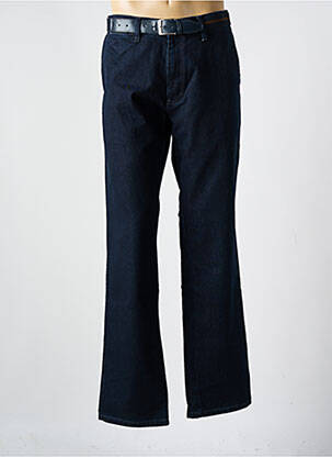 Pantalon chino stretch taille normale bleu PIONIER homme