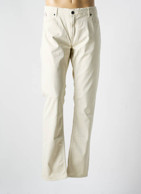 Jeans coupe slim beige GENTLEMAN FARMER pour homme