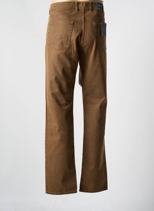 Jeans coupe slim marron PIONIER pour homme