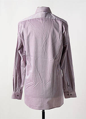 Chemise manches longues coupe droite violet OLYMP homme
