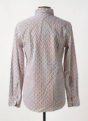 Chemise manches longues imprimé fantaisie blanc MCS homme