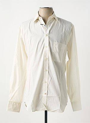 Chemise manches longues coupe cintrée blanc JEAN CHATEL homme