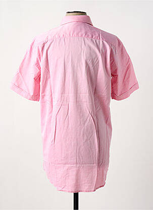 Chemise manches courtes coupe droite rose JEAN CHATEL homme