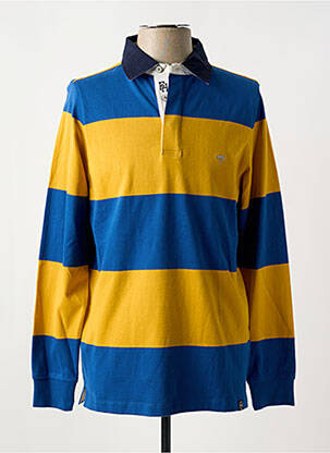 Polo manches longues manches longues jaune FYNCH-HATTON homme