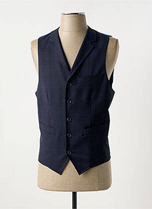 Gilet sans manche coupe cintrée bleu DIGEL homme