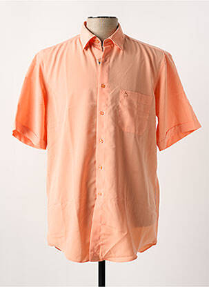 Chemise manches courtes coupe droite orange BANDE ORIGINALE homme