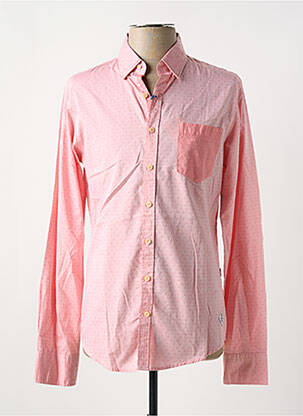 Chemise manches longues rose MEN OF ALL NATION pour homme