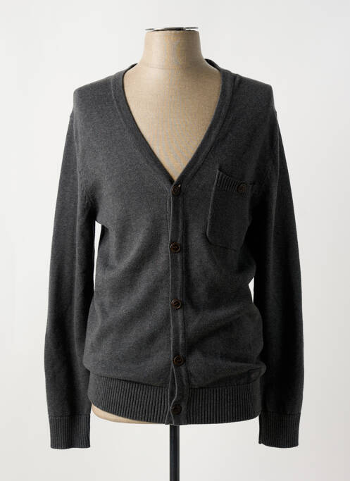 Gilet manches longues col v gris MEXX homme