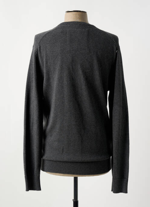Gilet manches longues col v gris MEXX homme