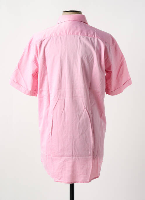Chemise manches courtes rose JEAN CHATEL pour homme