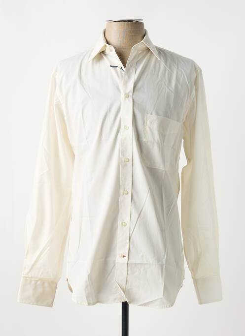 Chemise manches longues blanc JEAN CHATEL pour homme